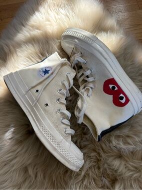 Converse comme de gracon size 6